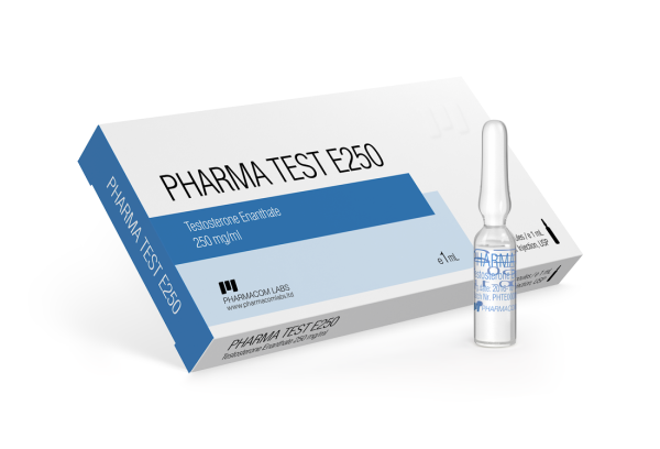 Verpackung Pharma Test E 250 mg Pharmacom Labs
