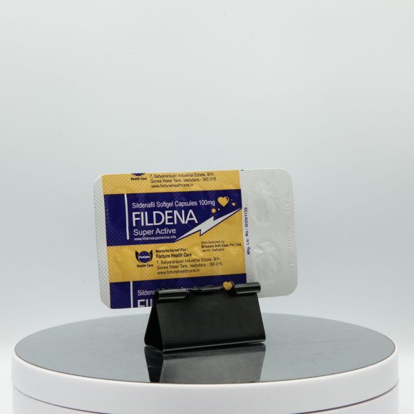 Verpackung Fildena Super Active 100 mg Fortune Health Care