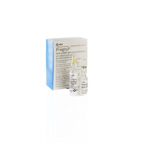 Verpackung Pregnyl 5000 IU MSD