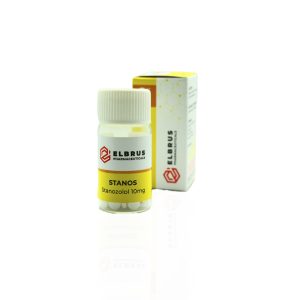 Verpackung Stanos (Stanozolol) 10 mg Elbrus Pharmaceuticals