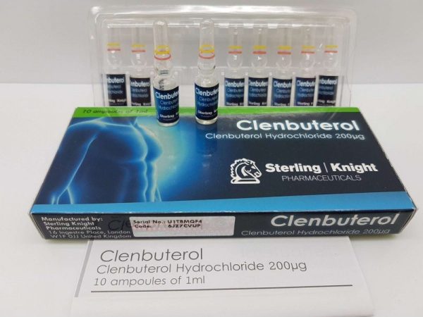 Verpackung Clenbuterol 0,2mg Sterling Knight