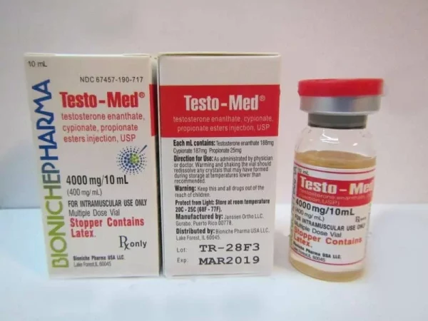 Verpackung Testo-Med 400mg Bioniche Pharma