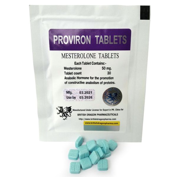 Verpackung Proviron Tablets 50mg British Dragon