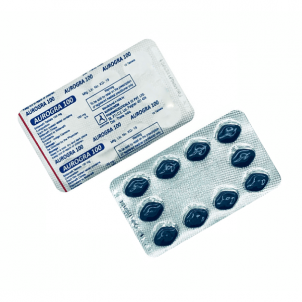 Verpackung Aurogra-100 Aurochem Pharmaceuticals