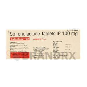 Verpackung Aldactone 100 mg RPG Life Sciences Ltd.