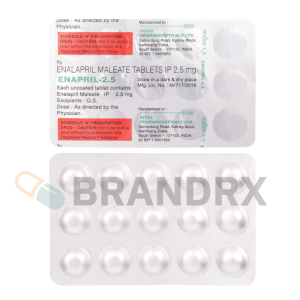Verpackung Enapril 2.5 mg Intas Pharmaceuticals