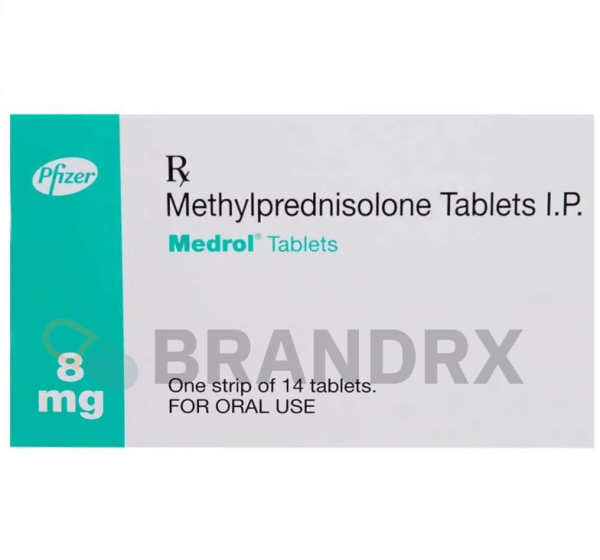 Verpackung Medrol 8 mg Pfizer
