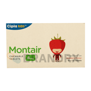 Verpackung Montair Chewable 4 mg Cipla