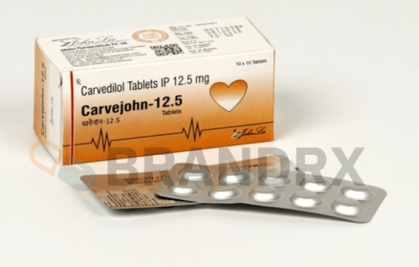 Verpackung Carvejohn 12.5 mg Johnlee Pharmaceuticals