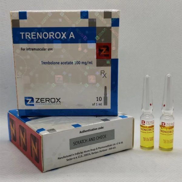 Verpackung Trenorox A amps Zerox Pharmaceuticals