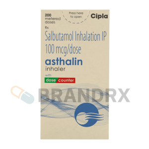 Verpackung Asthalin HFA Inhaler 200 MD 100 mcg Cipla
