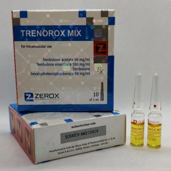 Verpackung Trenorox Mix amps Zerox Pharmaceuticals