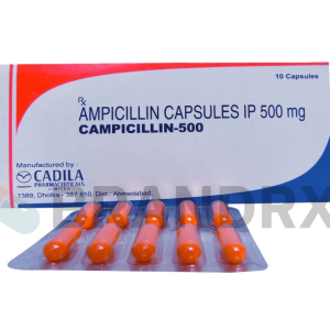 Verpackung Campicillin 500 mg Cadila Pharmaceuticals Ltd.