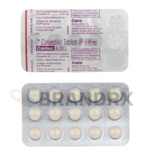 Verpackung Carloc 6.25 mg Cipla