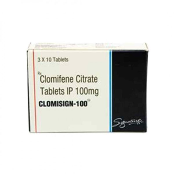 Verpackung Clomisign 100 mg Signature Pharmaceuticals Ltd.