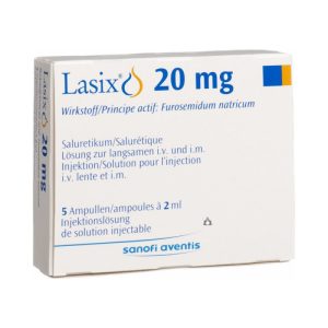 Verpackung Lasix 20 mg / 2 ml Sanofi