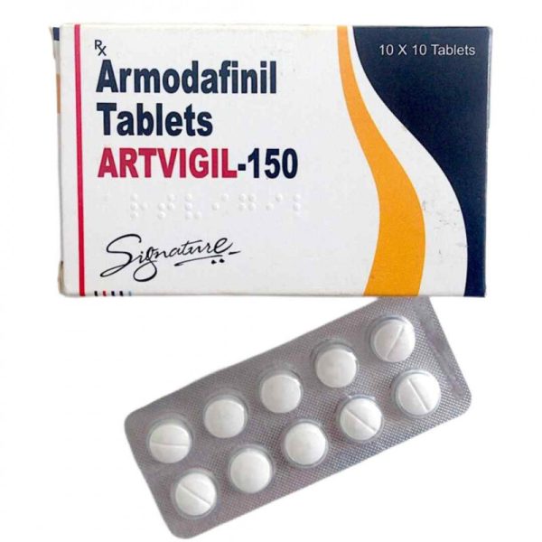 Verpackung Artvigil 150 mg Signature Pharmaceuticals Ltd.
