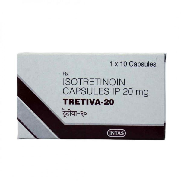 Verpackung Tretiva 20 mg Intas Pharmaceuticals