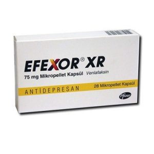 Verpackung Efexor XR 75 mg Pfizer