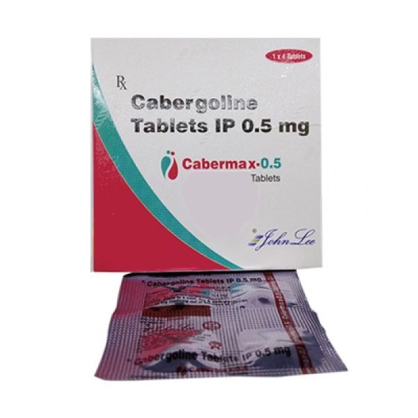 Verpackung Cabermax 0.5 mg Johnlee Pharmaceuticals