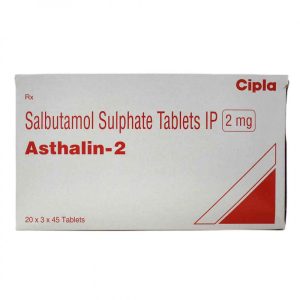 Verpackung Asthalin 2 mg Cipla