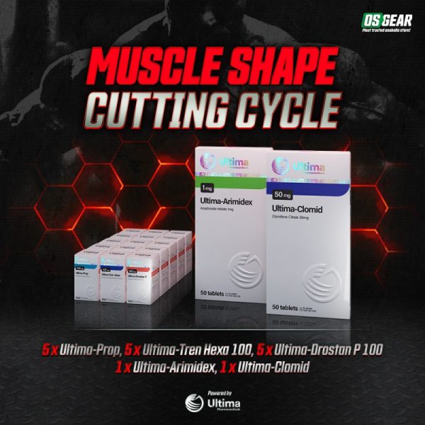 Verpackung Muscle Shape Cutting Cycle Ultima Pharmaceuticals