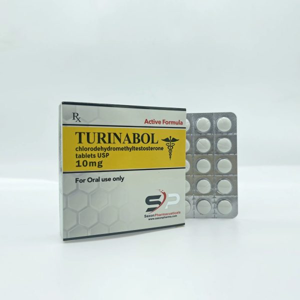 Verpackung Turinabol 10mg / 50 tabs Saxon Pharmaceuticals