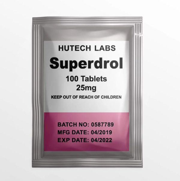 Verpackung Superdrol Hutech Labs