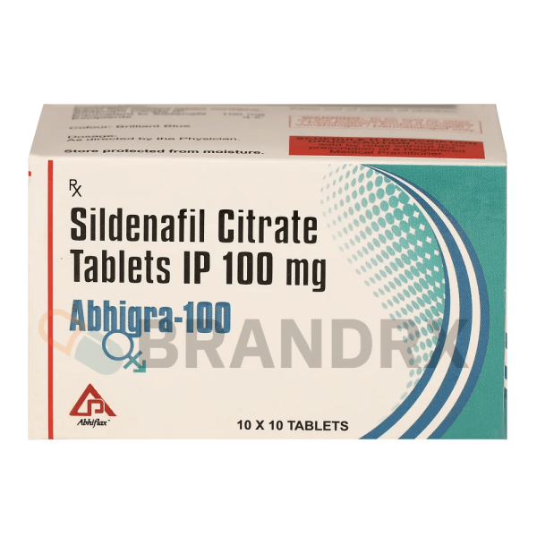 Verpackung Abhigra 100 mg HAB Pharmaceuticals