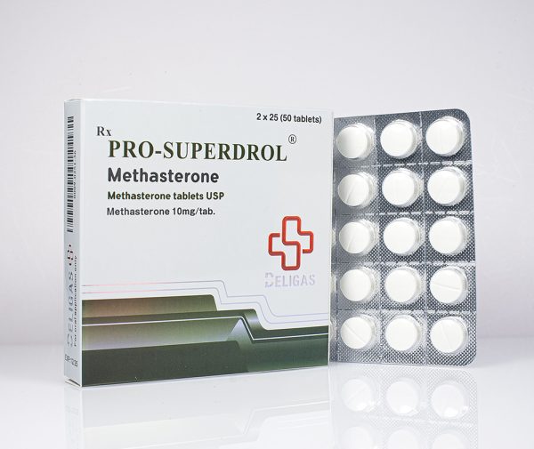 Verpackung Beligas Pharma – SUPERDROL 10mg X 50tabs Beligas