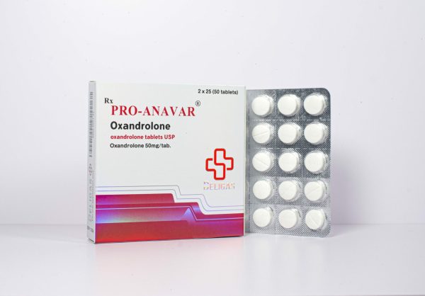 Verpackung Beligas Pharma Anavar 50 50mg x 50 tabs Beligas
