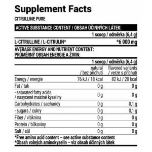 Verpackung Extrifit – Pure Citruline EXTRIFIT