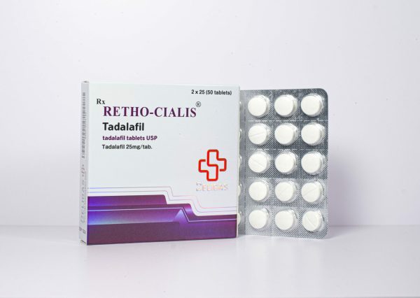 Verpackung Beligas Pharma Cialis 25mg x 50 tabs (Tadalafil) Beligas