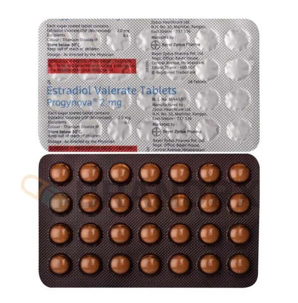 Verpackung Progynova 2 mg Bayer