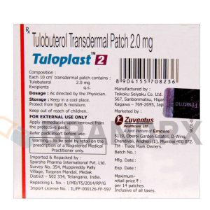 Verpackung Tuloplast 2 mg Zuventus Healthcare Ltd.