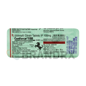 Verpackung Cenforce 100 mg Centurion Laboratories