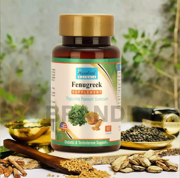 Verpackung Fenugreek 500 mg Ayurleaf Inc.