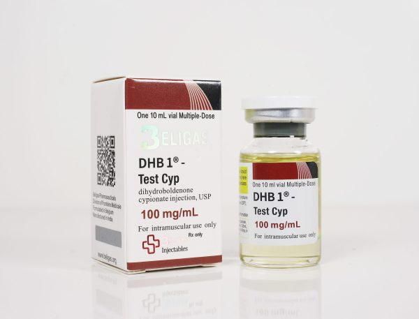Verpackung Beligas Pharma DHB 1 Test Cyp 100mg/ml (Testosterone Cypionate) Beligas