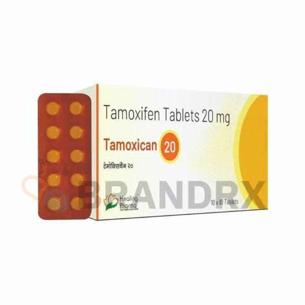 Verpackung Tamoxican 20 mg Healing Pharma