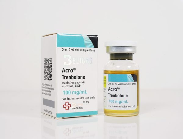 Verpackung Beligas Pharma Acro Trenbolone Ace 100mg – Trenbolone Acetate Beligas