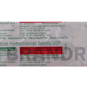 Verpackung Trazalon 50 mg Sun Pharmaceuticals Industries
