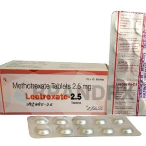 Verpackung Leetrexate 2.5 mg Johnlee Pharmaceuticals