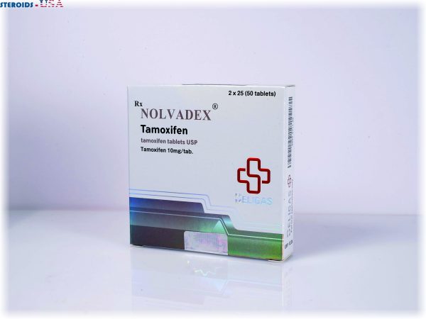 Verpackung Nolvadex® – Beligas Pharmaceutical 50 tablets Beligas