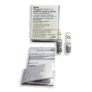 Verpackung Pregnyl 5000 Organon Pharmaceuticals