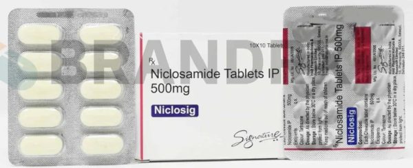 Verpackung Niclosig 500 mg Signature Pharmaceuticals Ltd.