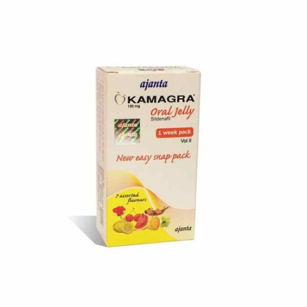 Verpackung Kamagra Oral Jelly 100mg Vol II Ajanta Pharma