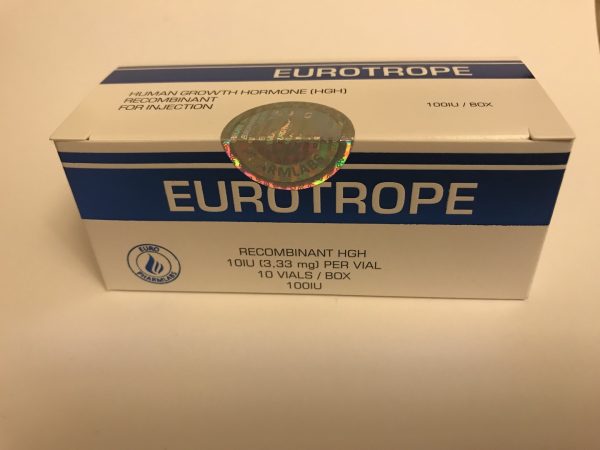 Verpackung EUROTROPE 100IU Pharmaceutical