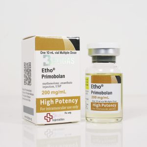 Verpackung Beligas Pharma Etho Primobolan E-200mg Methenolone Enanthate-200mg Beligas