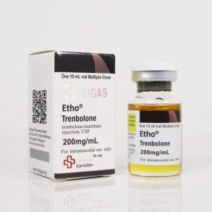 Verpackung Beligas Pharma Etho Trenbolone-E 200mg – Trenbolone Enanthate Beligas