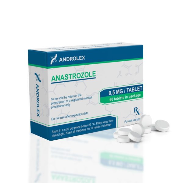 Verpackung Anastrozole 0.5 mg Androlex